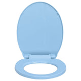 NNEVL Soft-Close Toilet Seat Blue Oval