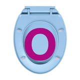 NNEVL Soft-Close Toilet Seat Blue Oval