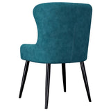 NNEVL Dining Chairs 4 pcs Blue Velvet