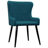 NNEVL Dining Chairs 6 pcs Blue Velvet