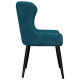 NNEVL Dining Chairs 6 pcs Blue Velvet