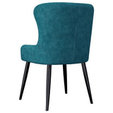NNEVL Dining Chairs 6 pcs Blue Velvet