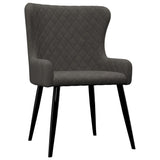NNEVL Dining Chairs 6 pcs Grey Velvet