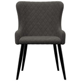 NNEVL Dining Chairs 6 pcs Grey Velvet