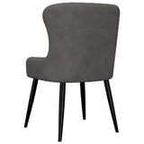 NNEVL Dining Chairs 6 pcs Grey Velvet