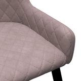 NNEVL Dining Chairs 4 pcs Pink Velvet