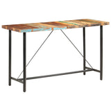 NNEVL Bar Table 180x70x107 cm Solid Reclaimed Wood