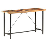 NNEVL Bar Table 180x70x107 cm Solid Reclaimed Wood
