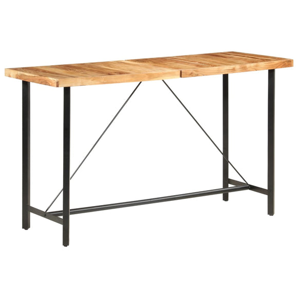 NNEVL Bar Table 180x70x107 cm Solid Acacia Wood