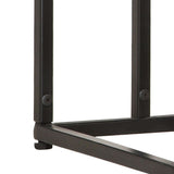 NNEVL Side Table 35x45x65 cm Solid Mango Wood