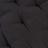 NNEVL Pallet Floor Cushion Cotton 120x80x10 cm Black