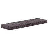NNEVL Pallet Floor Cushion Cotton 120x40x7 cm Anthracite