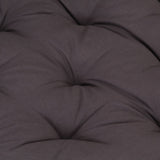 NNEVL Pallet Floor Cushion Cotton 120x40x7 cm Anthracite