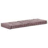 NNEVL Pallet Floor Cushion Cotton 120x40x7 cm Taupe