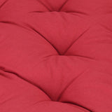 NNEVL Pallet Floor Cushion Cotton 120x40x7 cm Burgundy