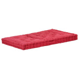NNEVL Pallet Floor Cushion Cotton 120x80x10 cm Burgundy