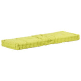 NNEVL Pallet Floor Cushion Cotton 120x40x7 cm Green