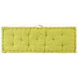NNEVL Pallet Floor Cushion Cotton 120x40x7 cm Green