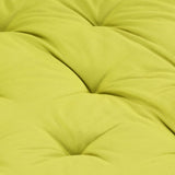 NNEVL Pallet Floor Cushion Cotton 120x40x7 cm Green