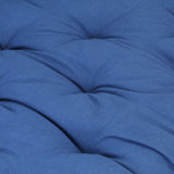NNEVL Pallet Floor Cushion Cotton 120x40x7 cm Light Blue