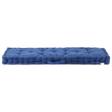 NNEVL Pallet Floor Cushion Cotton 120x40x7 cm Light Blue
