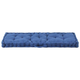 NNEVL Pallet Floor Cushion Cotton 120x40x7 cm Light Blue