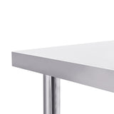 NNEVL Kitchen Work Table 80x60x85 cm Stainless Steel