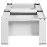 NNEVL Double Washing and Drying Machine Pedestal with Drawers White