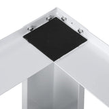 NNEVL Double Washing and Drying Machine Pedestal with Drawers White