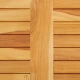 NNEVL Bar Table 160x60x105 cm Solid Teak Wood and Stainless Steel