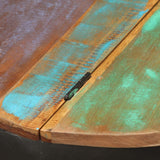 NNEVL Coffee Table 53x43 cm Solid Reclaimed Wood