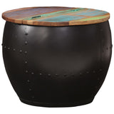 NNEVL Coffee Table 53x43 cm Solid Reclaimed Wood