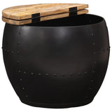 NNEVL Coffee Table Round 53x43 cm Solid Mango Wood