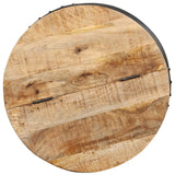 NNEVL Coffee Table Round 53x43 cm Solid Mango Wood