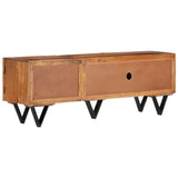 NNEVL TV Cabinet 140x30x46 cm Solid Wood Mango