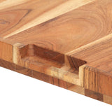 NNEVL Chopping Board 60x40x4 cm Solid Acacia Wood