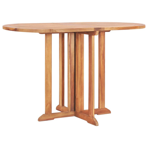 NNEVL Folding Butterfly Garden Table 120x70x75 cm Solid Teak Wood