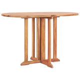NNEVL Folding Butterfly Garden Table 120x70x75 cm Solid Teak Wood