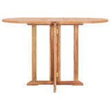 NNEVL Folding Butterfly Garden Table 120x70x75 cm Solid Teak Wood