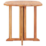 NNEVL Folding Butterfly Garden Table 120x70x75 cm Solid Teak Wood