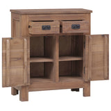 NNEVL Sideboard 65x30x75 cm Solid Teak Wood