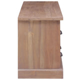 NNEVL TV Cabinet 120x30x40 cm Solid Teak Wood