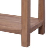 NNEVL Console Table 145x30x80 cm Solid Teak Wood