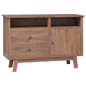 NNEVL Sideboard 100x30x68 cm Solid Teak Wood