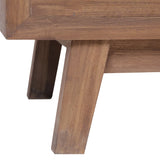 NNEVL Sideboard 100x30x68 cm Solid Teak Wood