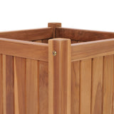 NNEVL Raised Bed 40x40x40 cm Solid Teak Wood