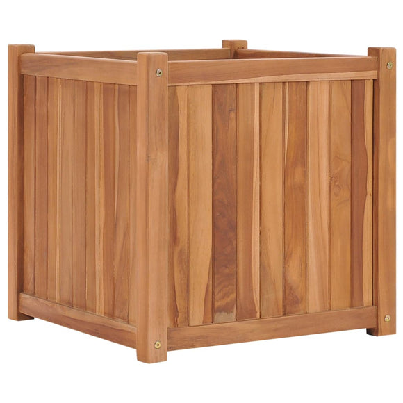 NNEVL Raised Bed 50x50x50 cm Solid Teak Wood