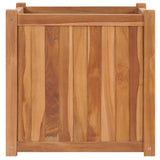 NNEVL Raised Bed 50x50x50 cm Solid Teak Wood