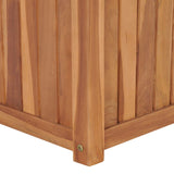 NNEVL Raised Bed 50x50x50 cm Solid Teak Wood