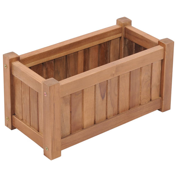 NNEVL Raised Bed 50x25x25 cm Solid Teak Wood
